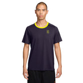 Maglia Uomo Nike Court Advantage Viola Giallo | NonSoloSport