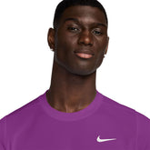 T-Shirt Uomo Nike Court Victory Viola Bianco | NonSoloSport