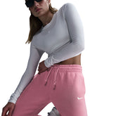 Pantaloni Donna Nike Sportswear Phoenix Fleece Rosa | NonSoloSport
