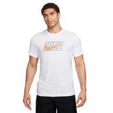 Nike T-Shirt Dri-Fit Slub Uomo Bianco | NonSoloSport