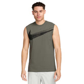 Nike T-Shirt Dri-Fit Swoosh Uomo Verde | NonSoloSport