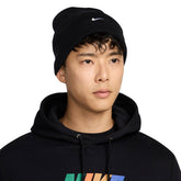 Berretto Nike Peak Swoosh Nero Bianco | NonSoloSport