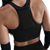 Bra Donna Nike Swoosh Pocket Nero | NonSoloSport