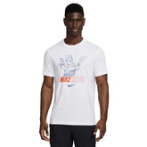 T-Shirt Uomo Nike Court Bianco | NonSoloSport