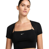 Top Donna Nike Sportswear Chill Knit Nero | NonSoloSport