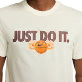 T-Shirt Uomo Nike Basket Dri-FIT Beige | NonSoloSport
