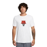T-Shirt Uomo Nike Basket Dri-FIT Bianco | NonSoloSport