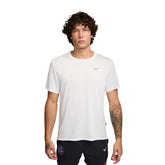 T-Shirt Uomo Nike Miler Breathe Bianco | NonSoloSport