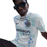 Maglia Calcio Uomo Nike Inter 2025/26 Stadium Away Bianco Azzurro | NonSoloSport