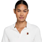 Polo Tennis Donna Nike Court Heritage Bianco | NonSoloSport