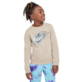 Felpa Bambino Nike Sportswear Standard Issue Marrone | NonSoloSport