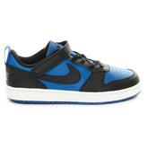 Sneakers Bambino Nike Court Borough Low Recraft Blu Nero | NonSoloSport