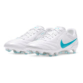 Scarpa da Calcio Uomo Nike Tiempo Ligera Pro Terreni Compatti Bianco Azzurro | NonSoloSport
