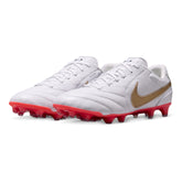 Scarpa da Calcio Uomo Nike Tiempo Ligera Pro Terreni Compatti Bianco Rosso | NonSoloSport