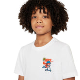 T-Shirt Ragazzo Nike Sportswear Bianco | NonSoloSport
