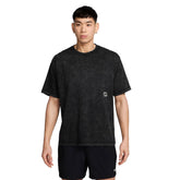 T-shirt Uomo Nike Gym Heritage Nero | NonSoloSport