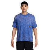 T-shirt Uomo Nike Gym Heritage Blu | NonSoloSport