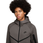 Felpa Zip Uomo Nike Windrunner Grigio | NonSoloSport