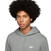 Felpa Cappuccio Uomo Nike Knit Grigio | NonSoloSport