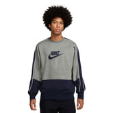 Felpa Uomo Nike Club Grigio Blu | NonSoloSport