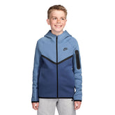 Felpa Ragazzo Nike Sportswear Tech Fleece Blu Azzurro | NonSoloSport