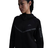 Felpa Donna Nike Sportswear Tech Fleece Windrunner Nero | NonSoloSport