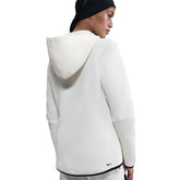 Felpa Donna Nike Sportswear Tech Fleece Windrunner Bianco Nero | NonSoloSport