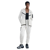 Felpa Donna Nike Sportswear Tech Fleece Windrunner Bianco Nero | NonSoloSport