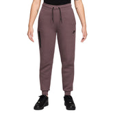 Pantalone Jogger Donna Nike Sportswear Tech Fleece Bordeaux | NonSoloSport