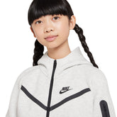 Felpa Bambino Nike Sportswear Tech Fleece Grigio Nero | NonSoloSport