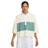 Polo Donna Nike Sportswear Bianco Verde | NonSoloSport