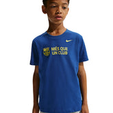 T-Shirt Ragazzo Nike FC Barcelona Club Blu Giallo | NonSoloSport