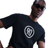 T-Shirt Uomo Nike Total 90 Nero Bianco | NonSoloSport