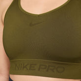 Bra Donna Nike Pro Seamless Verde Oliva | NonSoloSport
