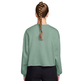 Maglia Donna Nike Sportswear Chill Terry Verde | NonSoloSport
