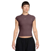 T-Shirt Donna Nike Sportswear Chill Knit Viola | NonSoloSport