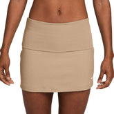 Gonna Shorts Donna Nike Sportswear Chill Knit Marrone | NonSoloSport