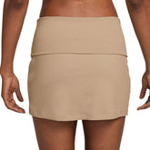 Gonna Shorts Donna Nike Sportswear Chill Knit Marrone | NonSoloSport