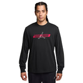 Felpa Uomo Nike Jordan Sport Nero Rosso | NonSoloSport
