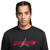 Felpa Uomo Nike Jordan Sport Nero Rosso | NonSoloSport