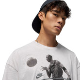 T-Shirt Uomo Nike Jordan Brooklyn Grigio Nero | NonSoloSport