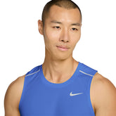 Canotta Uomo Nike Miler Blu | NonSoloSport