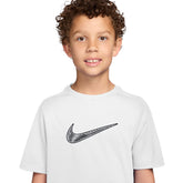 T-Shirt Ragazzo Nike Multi Bianco | NonSoloSport