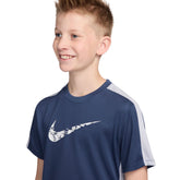 T-Shirt Ragazzo Nike Trophy23 Blu Bianco | NonSoloSport
