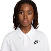 Polo Ragazzo Nike Sportswear Club Knit Bianco | NonSoloSport
