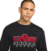T-Shirt Uomo Nike Jordan Off Court Basketball Nero Rosso | NonSoloSport