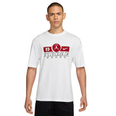 T-Shirt Uomo Nike Jordan Off Court Basketball Bianco Rosso | NonSoloSport