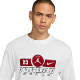 T-Shirt Uomo Nike Jordan Off Court Basketball Bianco Rosso | NonSoloSport