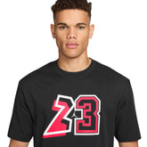 T-Shirt Uomo Nike Jordan 23 Graphic Nero Rosso | NonSoloSport