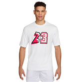 T-Shirt Uomo Nike Jordan 23 Graphic Bianco Rosso | NonSoloSport